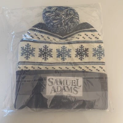 Шапка с черепом Samuel Adams Skully Pom Pom Beanie - Изображение 1 из 2