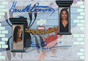Spider-Man Homecoming 2017 Auto Autograph SSD7 Garcelle Beauvais & Laura Harrier - Picture 1 of 1