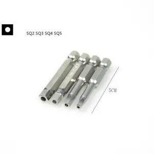 Set di lunghezze 2"" gambo esadecimale sicurezza magnetica SQ2/3/4/4"" gambo esagono - Foto 1 di 6