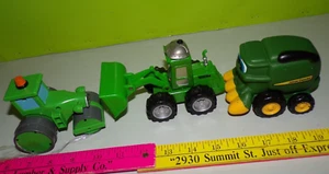 Ertl John Deere Chunky Harvester 4" Long & TONKA TALKING BULLDOZER & STEAMROLLER - Picture 1 of 7