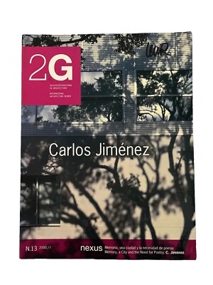 2G International Architecture Review No13 by Carlos Jimenez (Paperback, 2000) - Image 1 of 4