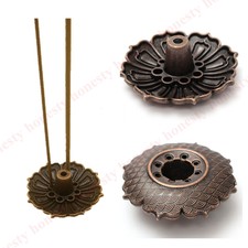 9 Holes Lotus Incense Burner Holder Flower Statue Censer Plate For Sticks & Cone