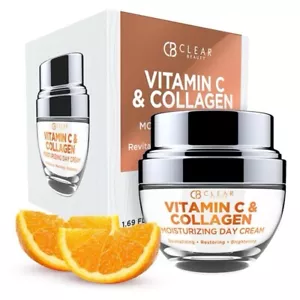 Clear Beauty Crema Giorno Illuminante Idratante Vitamina C e Collagene 50ml - Foto 1 di 2