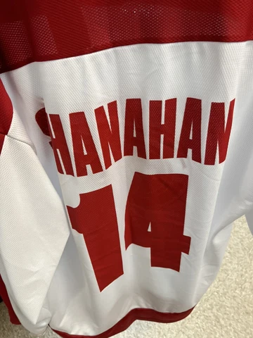 Brendan Sh￼anahan #14 Vintage Detroit Red Wings Off The Bench Jersey XL NHL Cover