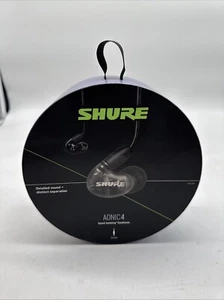 Shure AONIC4 Sound Isolating Earphones, 3 Button Remote, Microphone - Black. 16 - Picture 1 of 5
