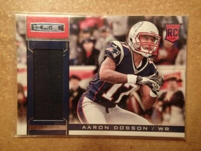 New England Patriots-2013 ROOKIES & STARS AARON DOBSON ROOKIE JERSEY-Marshall U - Image 1 of 2