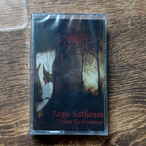 ENTHRONED – Regie Sathanas (A Tribute To Cernunnos) MC Ltd 100 copies - Picture 1 of 3