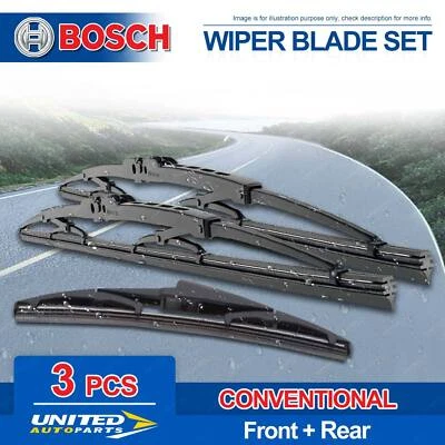 Bosch Wiper Blade Set for Jeep Cherokee KL 1/2014 - 2020 650/450mm - image 1 of 2