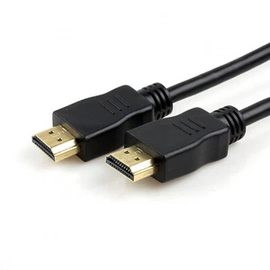 0,5m - 20m Dorado HDMI macho a macho v1,4 Cable Plomo Inteligente Full HDTV 4K ARCO 3D - Imagen 1 de 3