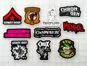 Oi! Street Punk Vinyl Aufkleber Set (10er-Pack) SET 2 UK82 Skinhead Arbeiterklasse OI - Bild 1 von 1