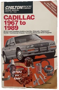 1967 1968 1981 1982 1983 1984 1985 1986 1987 1988 1989 CADILLAC REPAIR MANUAL - Picture 1 of 5