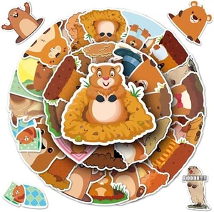50 PIEZAS Lindas Pegatinas Marmot para Adolescentes Niños Niñas Adultos, Calcomanías de Vinilo Impermeables - Imagen 1 de 7