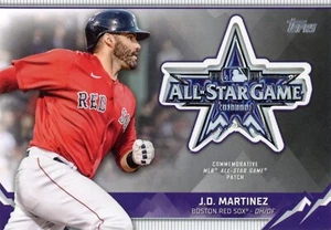 TOPPS 2021 UPDATE SERIE J.D. MARTINEZ #ASGP-JM MLB ASG GEDENKAUFNÄHER - Bild 1 von 2
