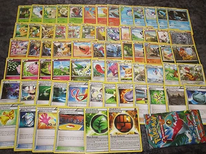POKEMON XY 3 POINGS FURIEUX (◕‿◕✿) LOT COMPLETE SERIE UNCO COMMUNE 68 CARTES - Picture 1 of 2