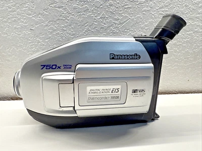 Panasonic VHS EIS Palmcorder VHSC Digital Zoom No Battery or charge PV-L454D - Image 1 of 4