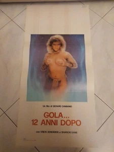 LOCANDINA  SEXI - GOLA...12 ANNI  DOPO - SHARON KANE - ERIK EDWARDS - OTTIMA - Imagen 1 de 1