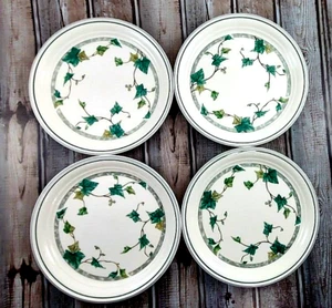 4) Vintage Noritake Keltcraft Ireland IVY LANE #9180 Salad Dessert Plates 7.5" - Picture 1 of 7