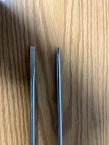 SNAP ON BLACK HANDLE LONG SCREWDRIVERS - SDDP162 & SDD4160 - LSCREWD #4A***** - Foto 1 di 9