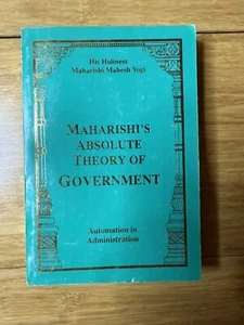 Maharishi’s Absolute Theory Of Government Booklet 1993 PB Heaven On Earth Series - Foto 1 di 3