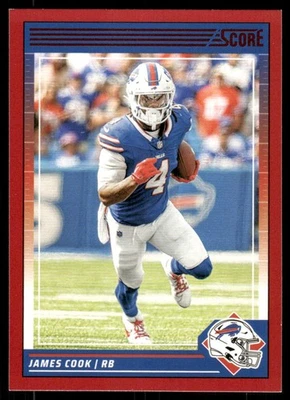 2024 Score Red #29 James Cook - FB - Image 1 of 2