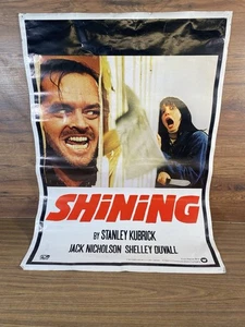 Póster de colección The Shining Warner Brothers I.G.E Roma 1980 grande WB684 raro - Imagen 1 de 20