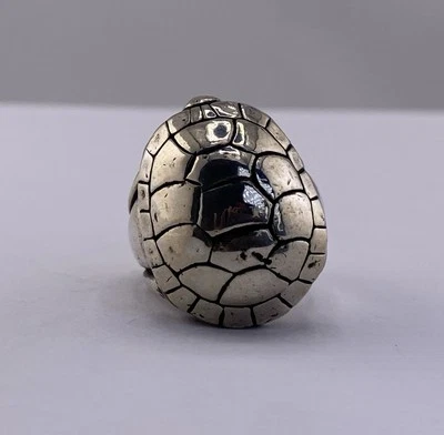 Kieselstein Cord Sterling Silver Turtle Ring size- 6 - Image 1 of 4