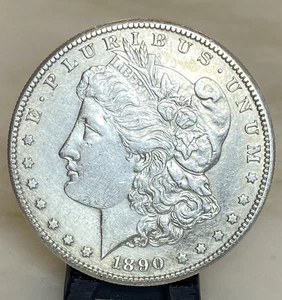 Dólar Morgan de plata de $1 1890-S ~ Bonita moneda - Imagen 1 de 19