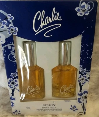 Charlie by Revlon Eau de Toilette 2 piezas Set de Regalo 1.3oz Cada Aroma Clásico Nueva Caja Foto 1 de 4
