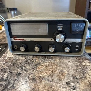 Sonar Model FS-23 CB Base Station UNTESTED For Parts/Repair NO POWER SUPPLY - Zdjęcie 1 z 9