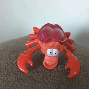 Disney The Little Mermaid Sebastian 1.5" PVC Toy Crab Figure - Picture 1 of 4