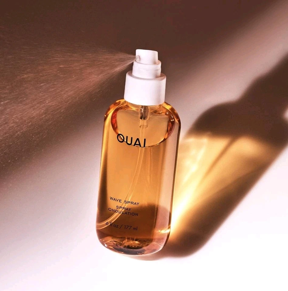 OUAI Beach HAIR Wave Spray Sem Sal TAMANHO COMPLETO 6floz/177ml NOVO! - Imagem 1 de 1