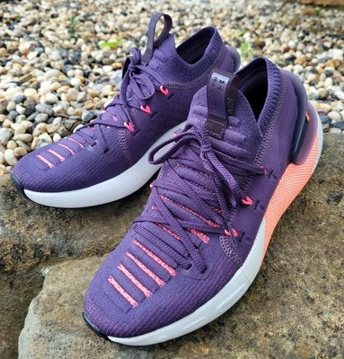 Женские кроссовки Under Armour HOVR Phantom 3. Размер 10. Фиолетовый и ярко-розовый!  - Изображение 1 из 4