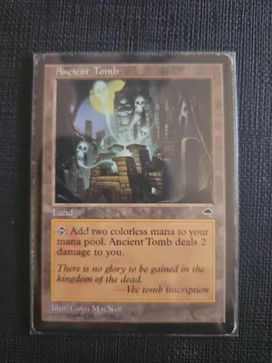 Magic: The Gathering Ancient Tomb Tempest Lightly Played Regular Rare Card - Image 1 of 2