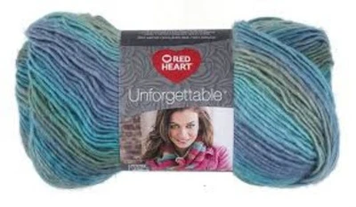 Red Heart Unforgettable Tidal - Image 1 of 2