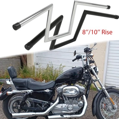 Colgador de manillar de 8" 10" de elevación 1" para Suzuki Intruder 700 750 800 1400 1500 Foto 1 de 4
