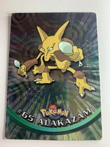 1999 Topps Pokemon TV #65 Alakazam (B) Silver Foil Black Logo (Rays 2nd Print) - Bild 1 von 2