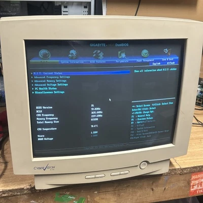 Vintage CyberVision C70 17" CRT Computer Monitor Tested and Working - Image 1 of 4