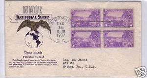 Virgin Islands -Scott 802 Washington D.C. Mayne Cachet - Picture 1 of 1