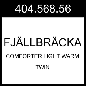 IKEA FJALLBRACKA FJÄLLBRÄCKA Comforter Light Warm Twin 404.568.56 - Picture 1 of 1