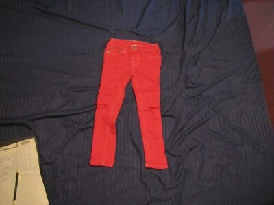 JEANS NIÑOS NIÑAS TRUE RELIGION ROSA DESGASTADO 6 USADOS Foto 1 de 4