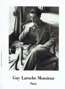 Werbung Advertising 1022 1990 Guy Laroche Monsieur Mode - Bild 1 von 1