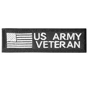 US army veteran vet 1x3 5 embroidered morale military touch fastener cap patch - Picture 1 of 2