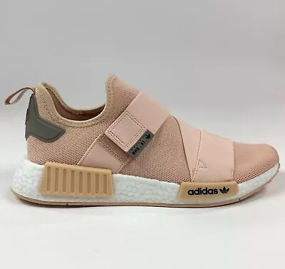 adidas Originals NMD R1 Strap Women 11 Shoes Sneakers Athletic Halo Blush GW9469 - Image 1 of 4