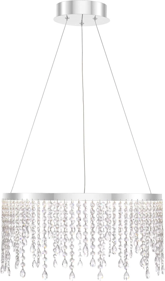 Quoizel PCBN2820C Borderline Crystal Pendant Lighting, LED 22 Watts - Image 1 of 1