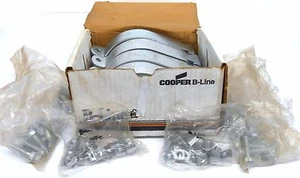 COOPER B-LINE B2017 ZN, 4" RIGID CONDUIT PIPE CLAMP, 36 PAIR - Picture 1 of 4