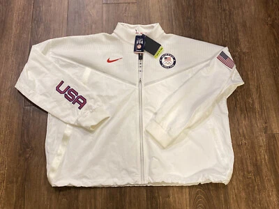 Nike Equipo Femenino EE. UU. 2020 Verano Juegos Olímpicos Medalla Soporte Cremallera Completa Chaqueta XXL NUEVO Foto 1 de 4