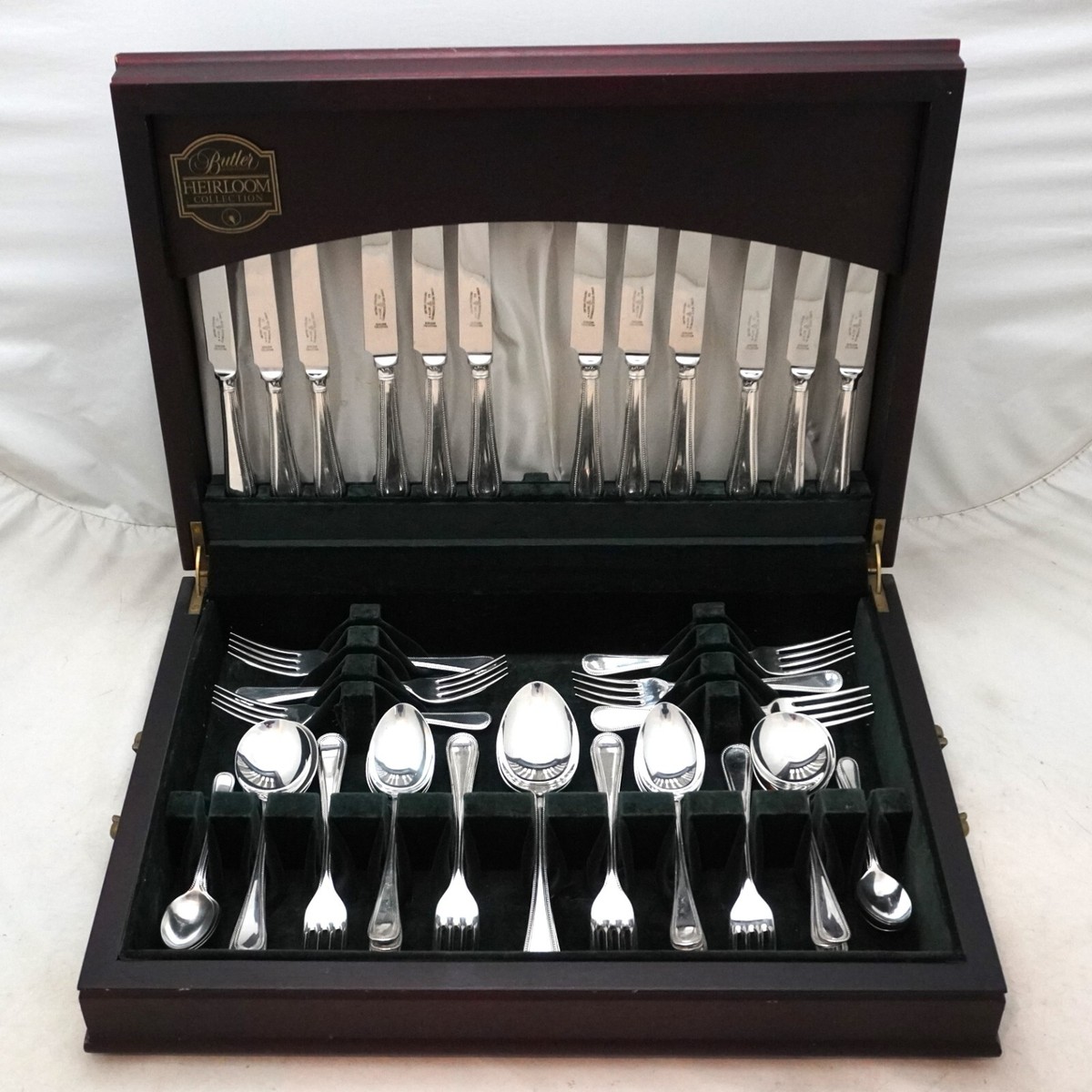 【e Butler】キングスパターンのディナーセット 6名用44本組 George Butler】キングスパターンのディナーセット 6名用44本組