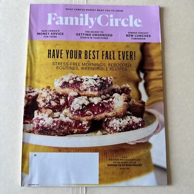 Family Circle Magazine September 2019 Daphne Oz Of Masterchef Best Fall Ever - Image 1 of 3