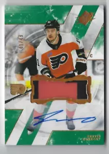 Patch Auto 2023/24 Upper Deck SPx Travis Konecny /49 Autografo - Foto 1 di 2