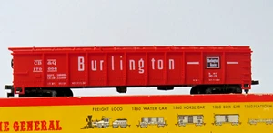 HO Tyco/ Mantua Burlington Route Gondola Covered CB&Q # 170006 BOXED L-1323 - Picture 1 of 9